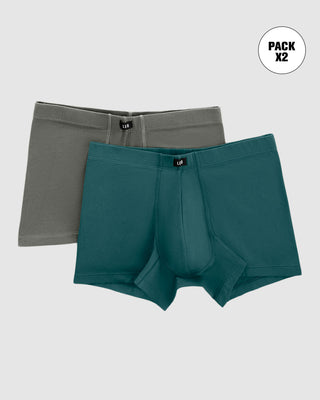 Paquete x 2 bóxers cortos en algodón#color_s04-verde-azul-verde