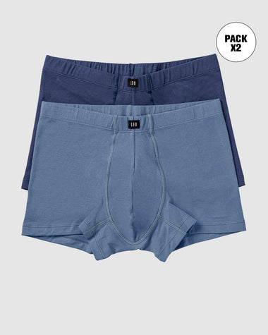 Paquete x 2 bóxers cortos en algodón#color_s05-azul-claro-azul-oscuro