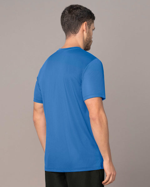 Camiseta deportiva masculina semiajustada de secado rápido#color_528-azul-pastel