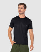 Camiseta deportiva masculina semiajustada de secado rápido