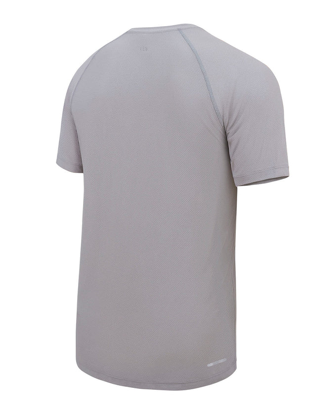Camiseta deportiva con tela texturizada y transpirable#color_737-gris-claro