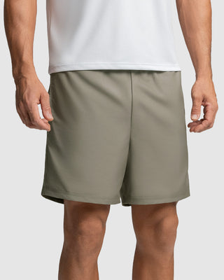 Pantaloneta deportiva con bolsillos funcionales#color_714-arena