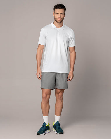 Pantaloneta deportiva con bolsillos funcionales#color_753-gris