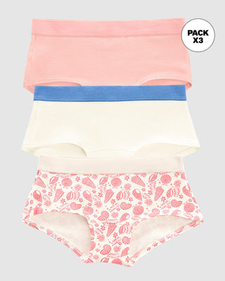 Hipster x3 para niña#color_s50-rosado-marfil-estampado-marfil