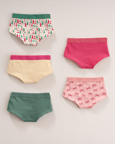 Paquete x 5 bloomers tipo hipster para niña#color_s31-verde