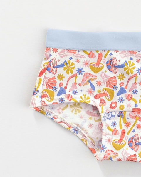 Paquete x 5 bloomers tipo hipster en algodón suave para niña#color_s28-rosado-blanco-azul-flores-coral