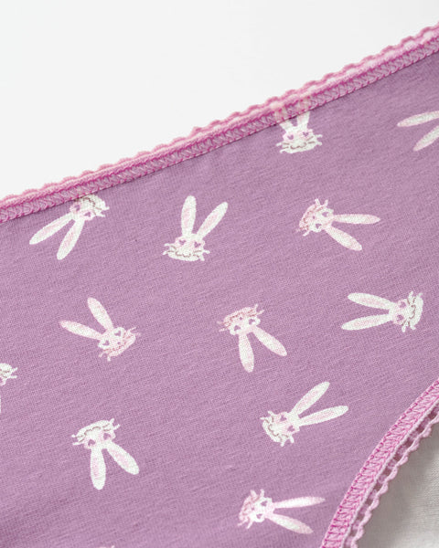 Paquete x3 bloomer clásico para niña#color_s04-morado-estampaod-conejos-coral-amarillo