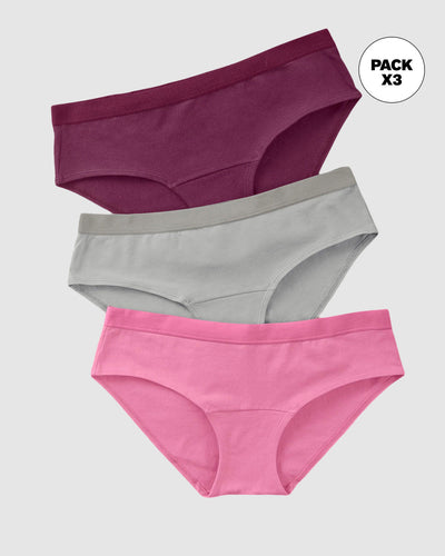 3bloomers estilo hipster en algodón#color_s56-rosado-claro-vino-gris