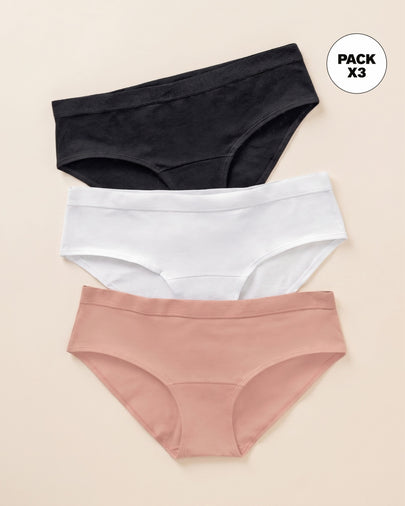 3bloomers estilo hipster en algodón#color_s57-blanco-negro-rosa-claro