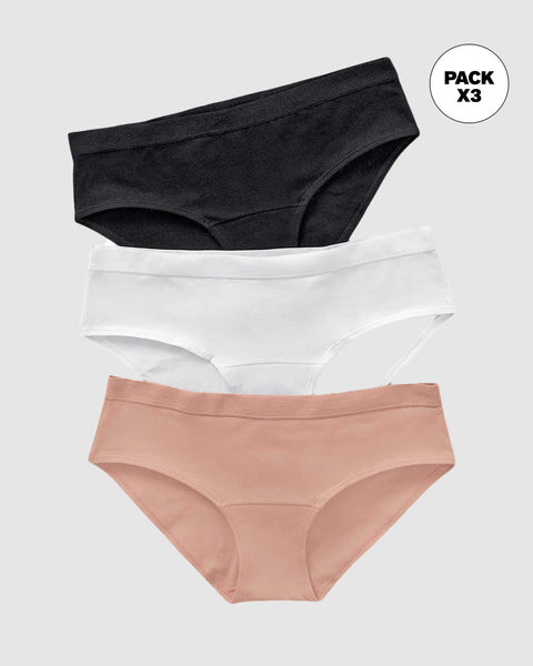 3bloomers estilo hipster en algodón#color_s57-blanco-negro-rosa-claro