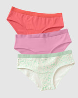 3 Bloomers estilo hipster en algodón#color_s60-marfil-estampado-coral-rosado