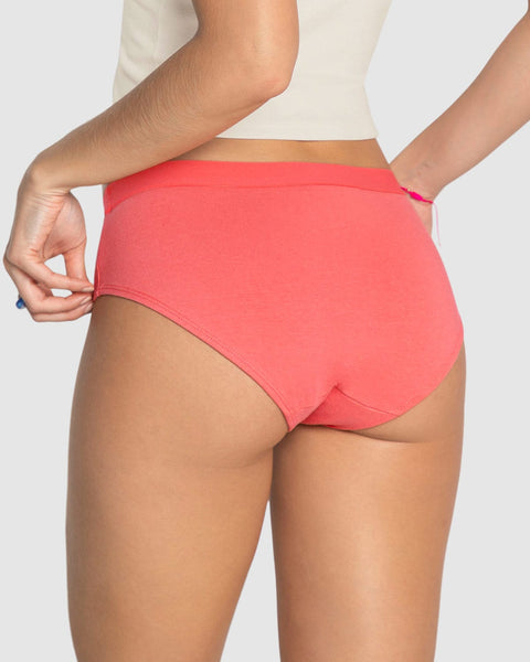 3 Bloomers estilo hipster en algodón#color_s60-marfil-estampado-coral-rosado