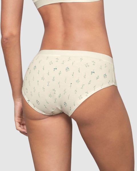 3 Bloomers estilo hipster en algodón#color_s65-lila-estampado-hojas-verde-turqueza