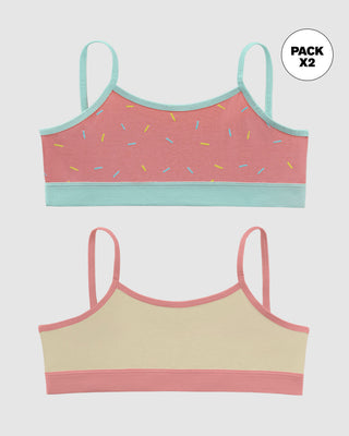 Paquete x 2 Top para niña#color_s08-verde-estampado-helados-rosado-claro