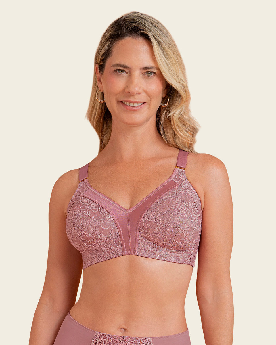 Brasier con copas completas en encaje de buen cubrimiento