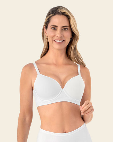 Brasier triangular de realce medio y espalda ancha#color_000-blanco