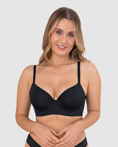 Brasier triangular de realce medio y espalda ancha#color_700-negro