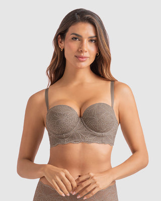 Brasier en encaje con realce incorporado#color_760-gris