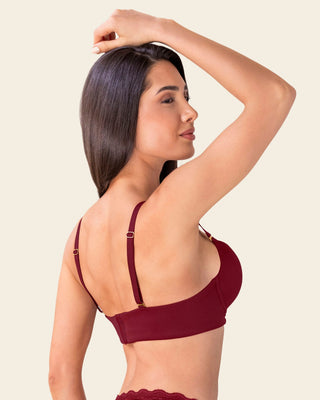 Brasier de realce alto copa lisa#color_174-rojo-oscuro