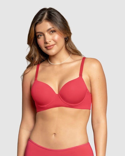Brasier de realce alto copa lisa#color_944-coral