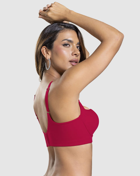 Brasier con buen cubrimiento de sisa y espalda#color_323-rojo