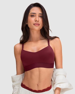 Brasier tipo top ultraliviano con copas internas fijas#color_174-rojo-oscuro