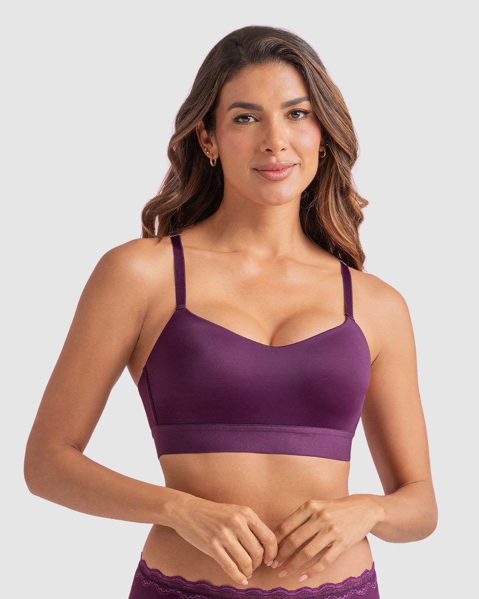 Brasier tipo top ultraliviano con copas internas fijas