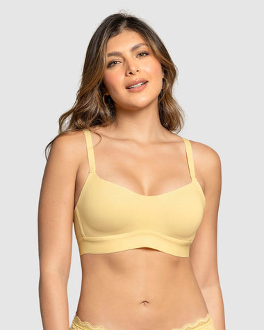 Brasier tipo top ultraliviano con copas internas fijas#color_b58-amarillo