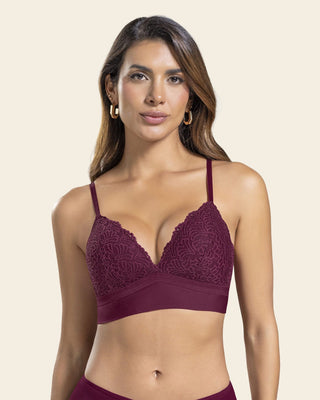 Brasier sin arco Liso y Encaje#color_240-vino