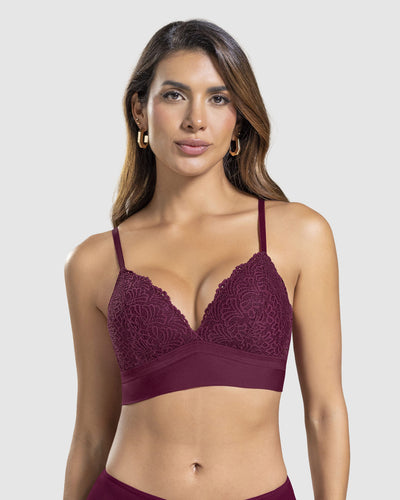 Brasier sin arco Liso y Encaje#color_240-vino