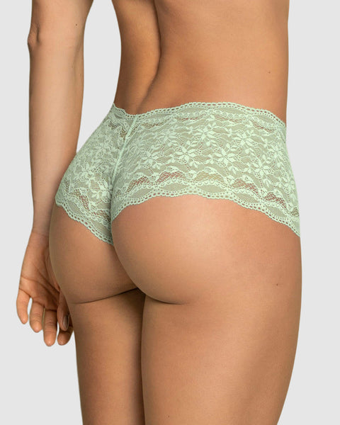 Bloomer estilo hipster en encaje moderno#color_475-verde-claro