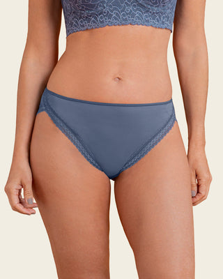 Bloomer tipo bikini con encaje decorativo en piernas#color_553-azul