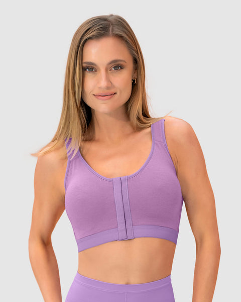 Brasier en algodón facilitador de postura, All in One Bra#color_412-lila-oscuro