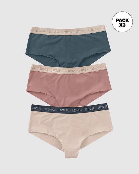 Bloomers cacheteros paquete x 3 ultracómodos#color_s02-gris-rosado-palo-de-rosa