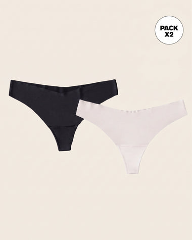 Hilos de efecto invisible en paquete x 2#color_s01-blanco-negro