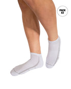 Px3 calcetín deportivo corto masculino surtido de colores