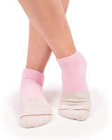 Calcetines tipo calceta de algodón con media toalla en planta del pie#color_301-rosado