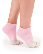 Calcetines tipo calceta de algodón con media toalla en planta del pie