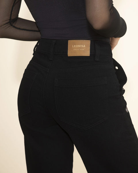 Jean ruedo recto con ojales#color_713-negro