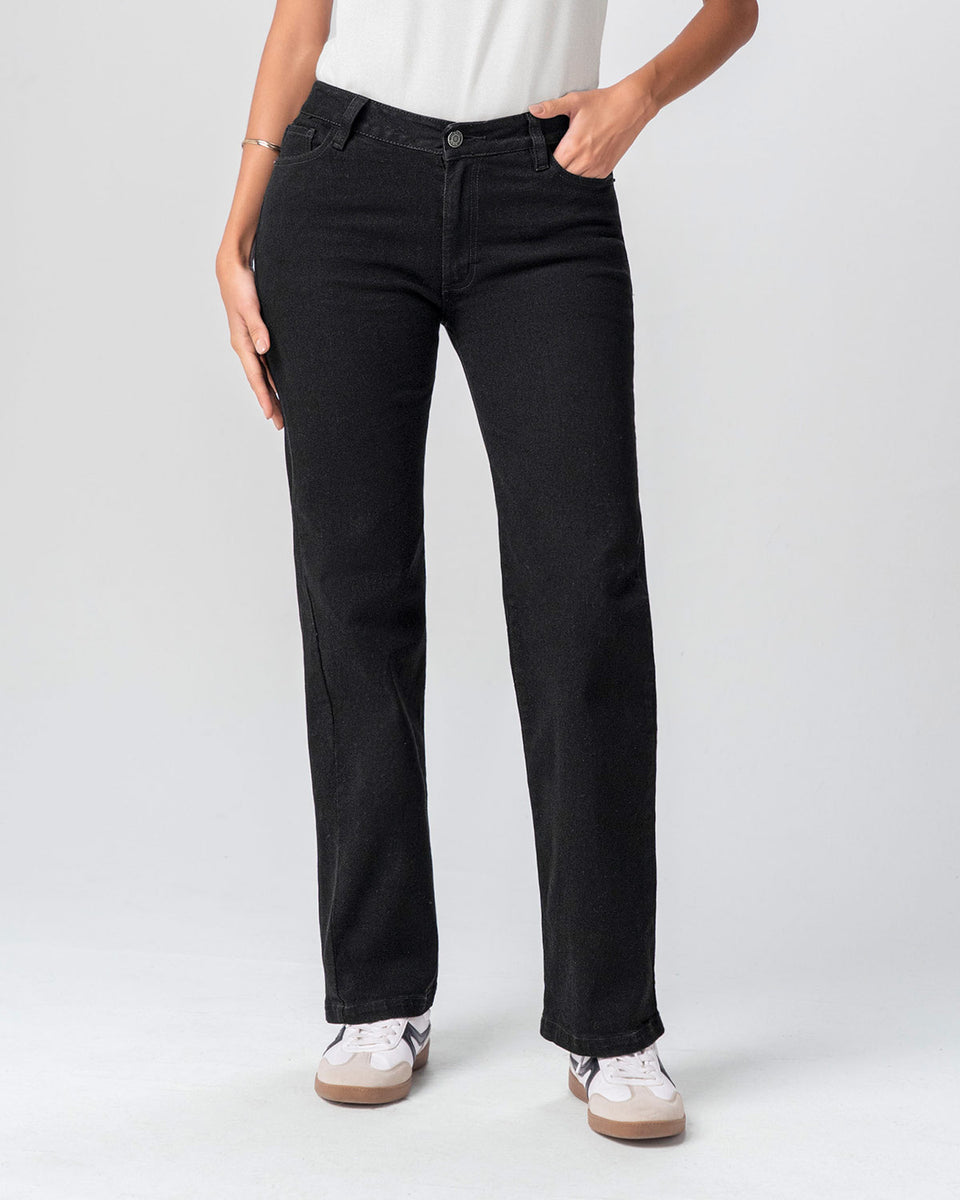 Jean ruedo recto básico