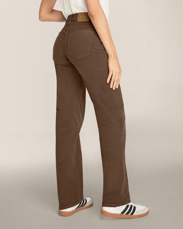 Jean ruedo recto para mujer#color_c23-cafe-chocolate