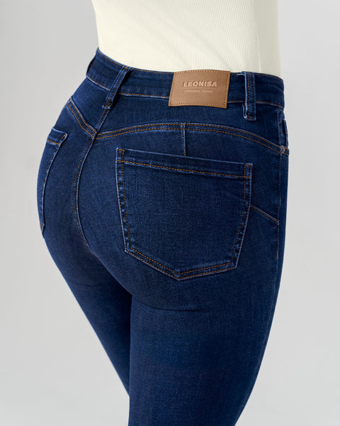 Jean levanta cola ruedo flare#color_024-azul-oscuro