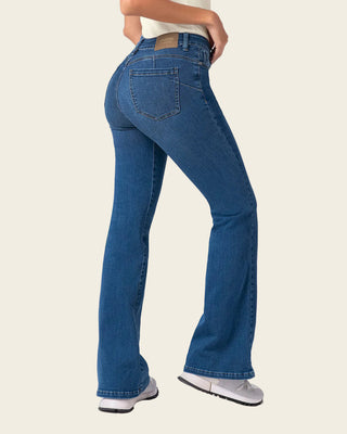 Jean levanta cola ruedo flare#color_052-azul-medio-denim