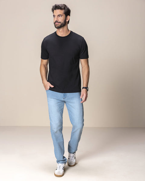 Jean ruedo recto básico para hombre#color_022-azul-claro