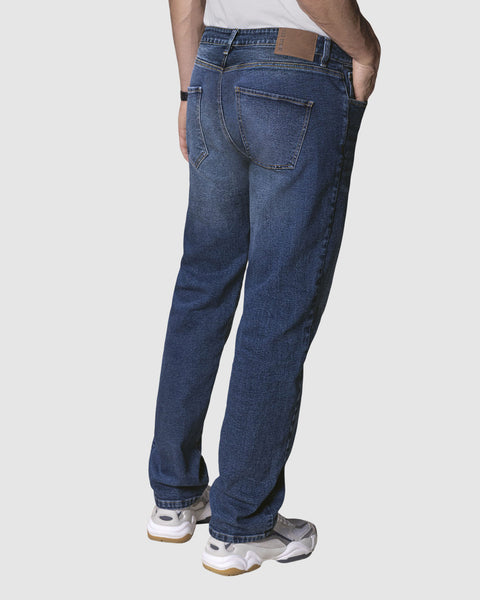 Jean ruedo recto básico para hombre#color_052-azul-medio-denim