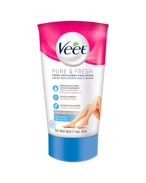 Veet® Crema depilatoria corporal para ducha x 150ml para Pieles Sensibles#color_sin-color