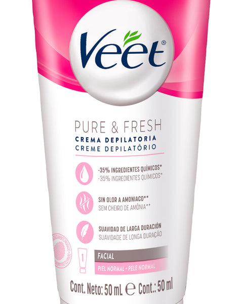 Veet® Crema Depilatoria Piel Normal Facial 2x 50 ml#color_sin-color