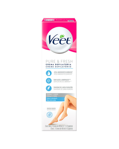 Veet® Crema Depilatoria Corporal Piel Normal x 100ml#color_002-piel-sensible