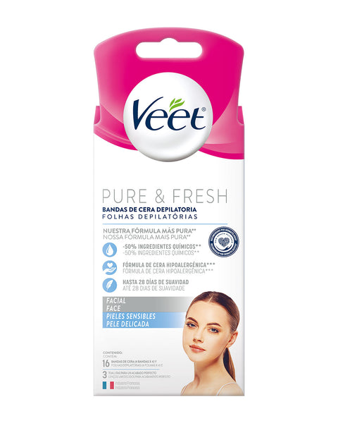 Veet® Bandas depilatorias faciales para Piel Sensible x 16#color_100-faciales