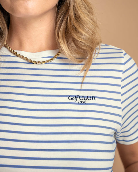 Blusa con estampado localizado en frente#color_034-raya-azul